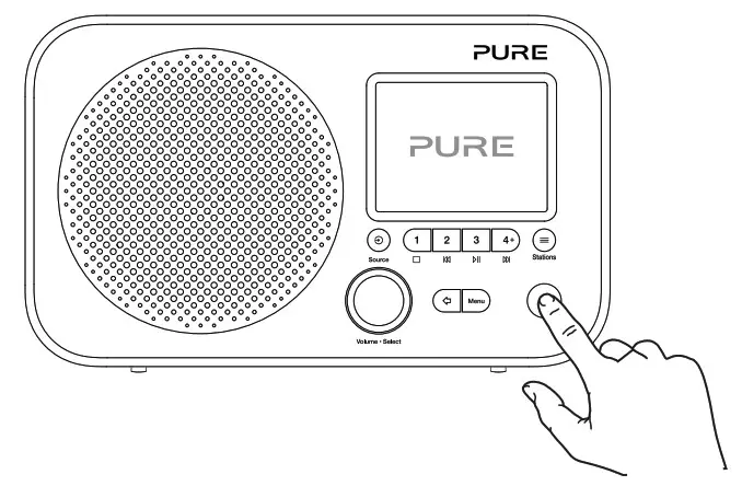 PURE 154117 Elan IR3 Portable Internet Radio - Quick Setup 2