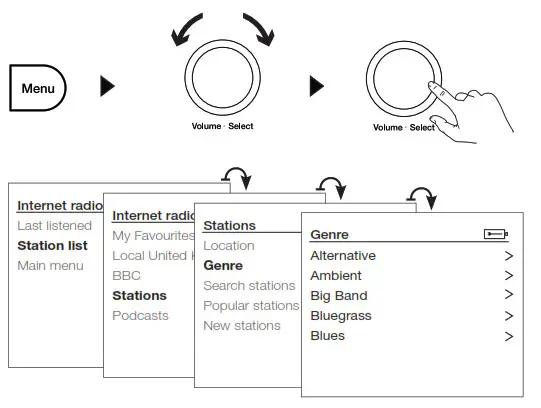 PURE 154117 Elan IR3 Portable Internet Radio - by genre