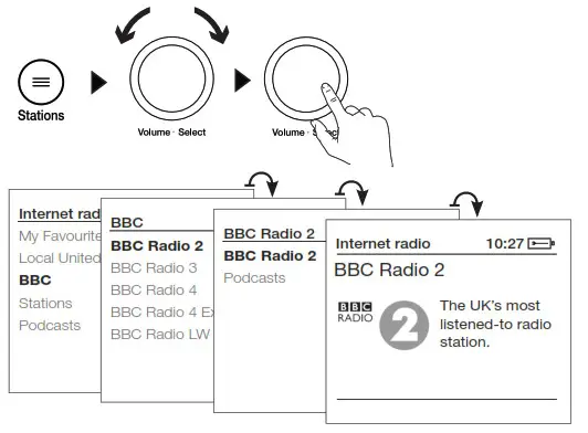 PURE 154117 Elan IR3 Portable Internet Radio - internet radio 2
