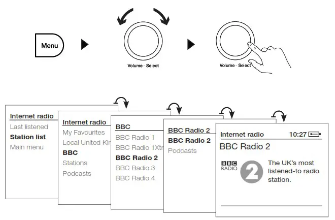 PURE 154117 Elan IR3 Portable Internet Radio - internet radio 2
