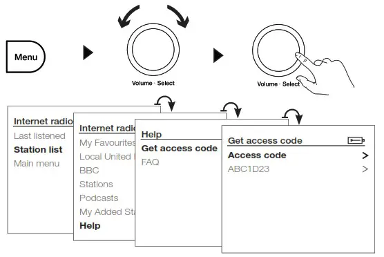 PURE 154117 Elan IR3 Portable Internet Radio - my favourites