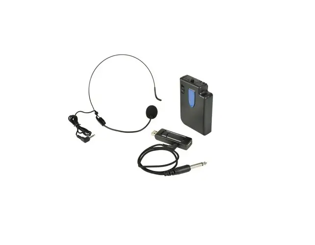 Qtx Usb Powered Uhf Neckband Microphone User Manual