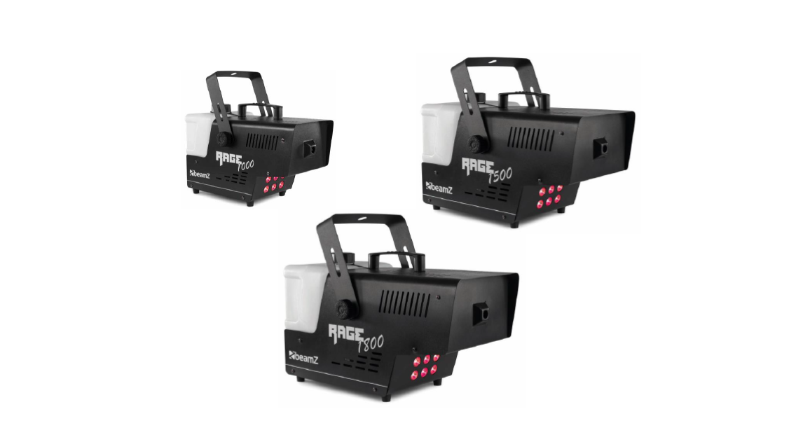 Beamz 160.712 Rage 1000 - 1500 - 1800 Smoke Machine Instruction Manual