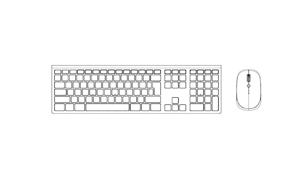 Eternico Aet-ks4001 Wireless Keyboard + Mouse Combo User Manual