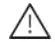 JOHN LEWIS Glass Cone Ceiling Pendant User Guide - Warning or Caution icon