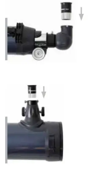 CELESTRON 21062 AstroMaster 70EQ Refractor Telescope - THE EYEPIECE