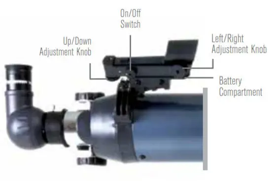 CELESTRON 21062 AstroMaster 70EQ Refractor Telescope - THE STARPOINTER FINDERSCOPE