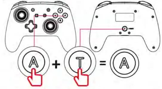 NEXIGO NS32 Wireless Controller for Switch - button 7