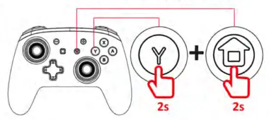 NEXIGO NS32 Wireless Controller for Switch - button10