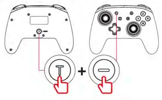 NEXIGO NS32 Wireless Controller for Switch - button14
