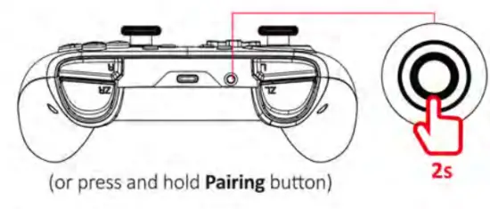 NEXIGO NS32 Wireless Controller for Switch - paring