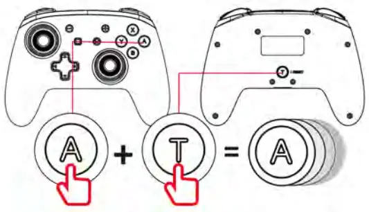 NEXIGO NS32 Wireless Controller for Switch - tureled