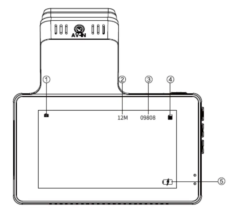 AZDOME-M63-Car-DVR-Built-in-GPS-WiFi-with-Dual-Lens-8MP-Sony-Camera-3