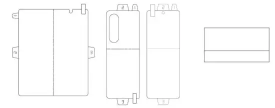 WHITESTONE DOME GLASS Galaxy Z Fold 3 5G Premium Film fig 1