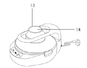 Elite Bistro EAF5002 5QT. Digital Clam Shell Air Fryer with Dual Heating-FIG-2
