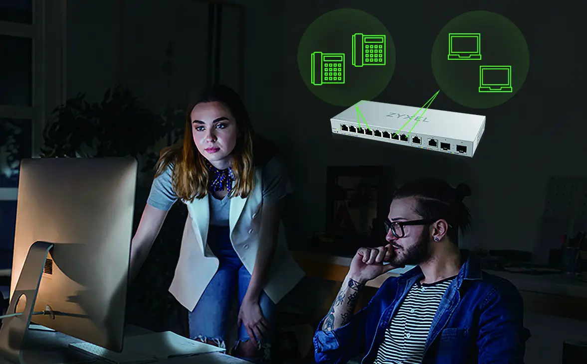 ZYXEL 12-Port Web-Managed Multi-Gigabit Easy web VLAN