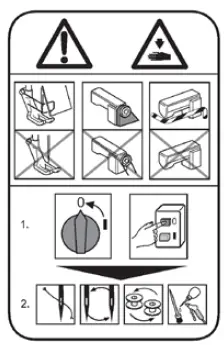 MITSUBISHI ELECTRIC PLK-G2010R Industrial Sewing Machine-1