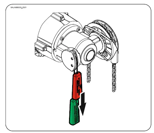 GfA ELEKTROMATEN 10002234.10801 Balanced Sectional Drive Motor FIG 15