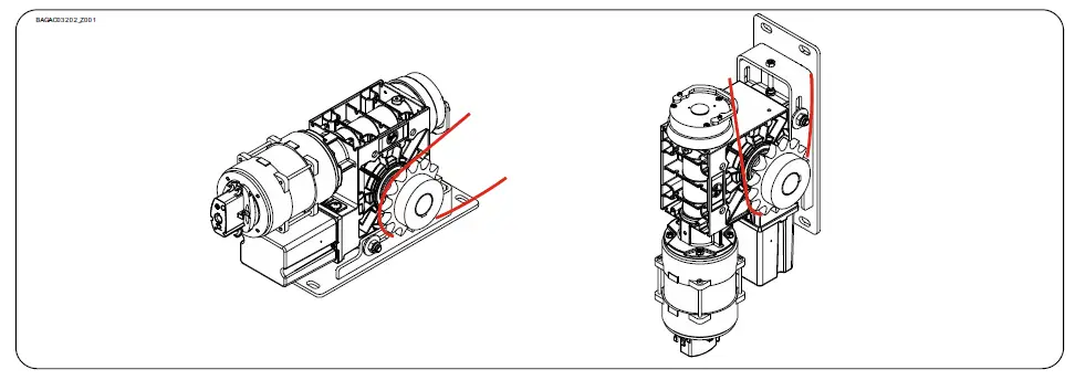 GfA ELEKTROMATEN 10002234.10801 Balanced Sectional Drive Motor FIG 3