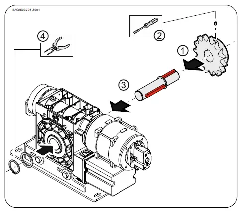 GfA ELEKTROMATEN 10002234.10801 Balanced Sectional Drive Motor FIG 7