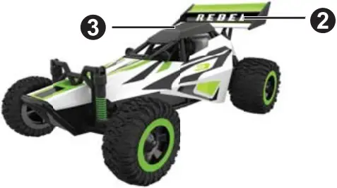 USA Toyz REBEL 2.4G - Decal application 2