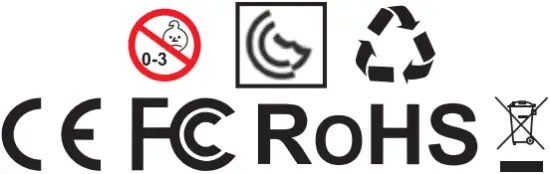 USA Toyz REBEL 2.4G - Labels