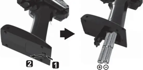 USA Toyz REBEL 2.4G - Transmitter 4