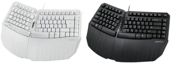 perixx PERIBOARD 413 Wired USB Ergonomic Mini Split Keyboard