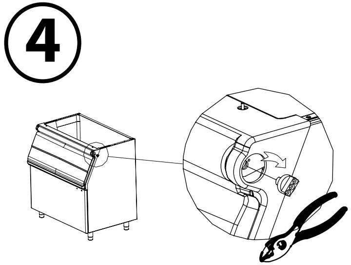 Removing the bin door
