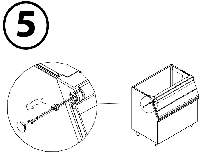 Removing the bin door