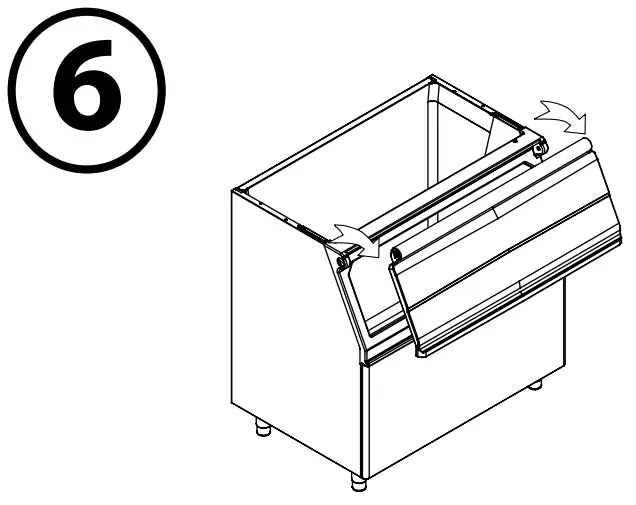 Removing the bin door