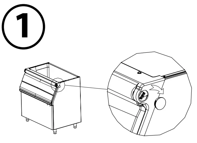 Removing the bin door