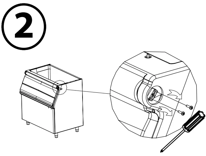 Removing the bin door