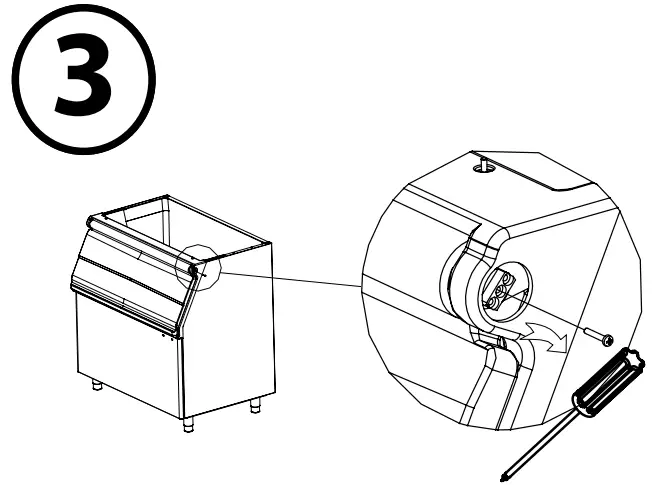 Removing the bin door