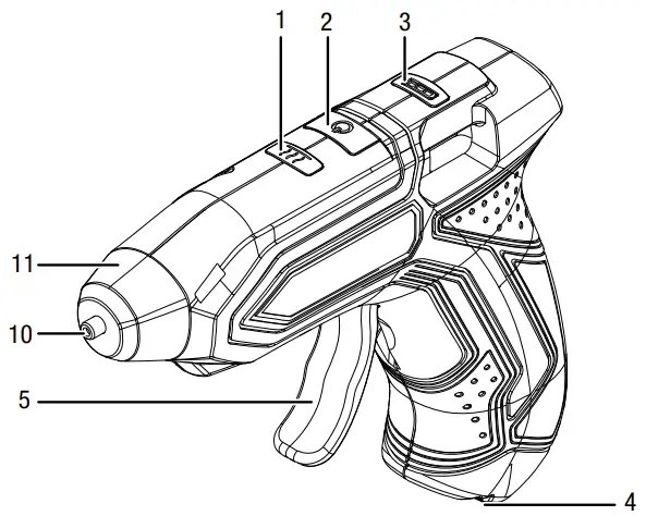 Trotec pggs10 Cordless Glue Gun