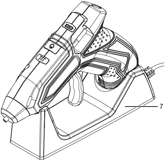 Trotec pggs10 Cordless Glue Gun - Battary Indecator