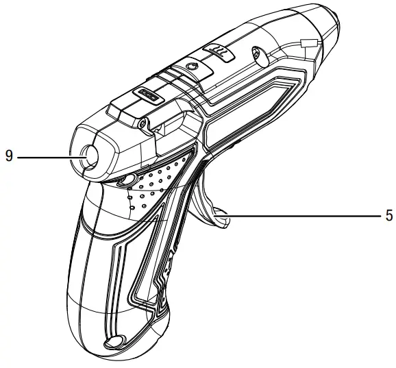Trotec pggs10 Cordless Glue Gun - fig