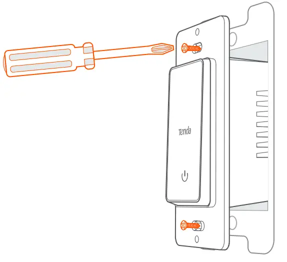 Tenda SS3V1 Smart Wi Fi Light Switch - included screw