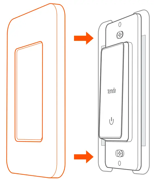 Tenda SS3V1 Smart Wi Fi Light Switch pleate