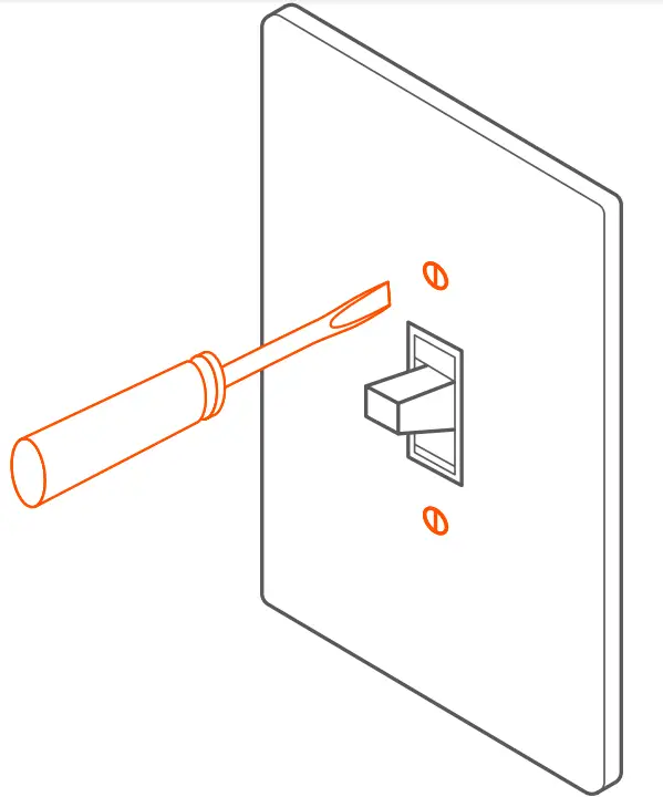 Tenda SS3V1 Smart Wi Fi Light Switch - wall plate
