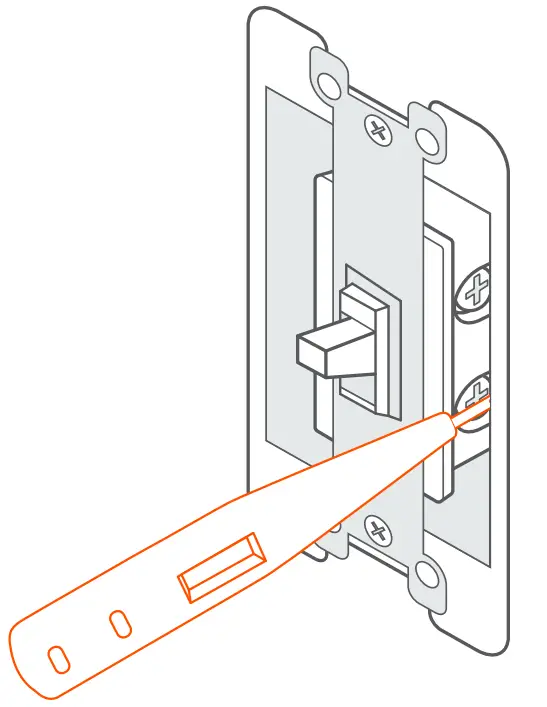 Tenda SS3V1 Smart Wi Fi Light Switch - wall screw