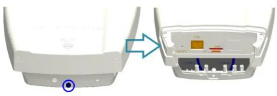 Baicells Technologies ATOM OD06 3.5GHz 14dBi Outdoor CPE - Indicators 1