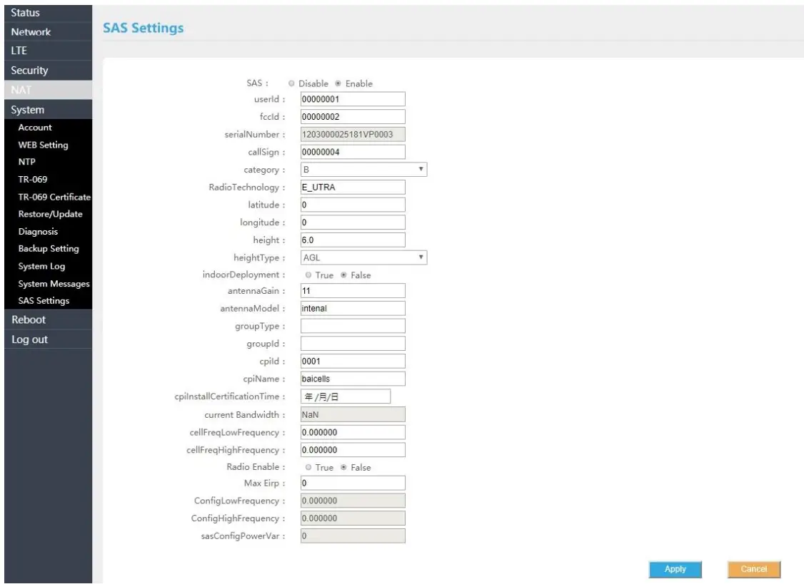 Baicells Technologies ATOM OD06 3.5GHz 14dBi Outdoor CPE - app 1