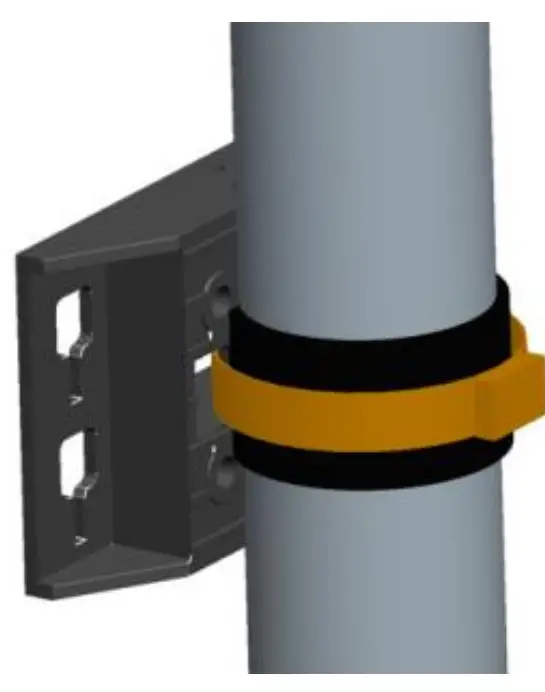 Baicells Technologies ATOM OD06 3.5GHz 14dBi Outdoor CPE - fasten 1