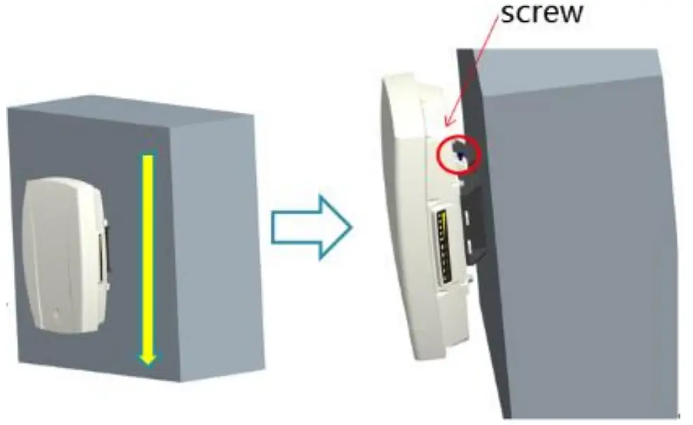 Baicells Technologies ATOM OD06 3.5GHz 14dBi Outdoor CPE - fasten