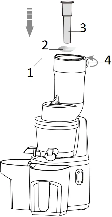 PHILCO PHJE 5030 Slow Juicer 10 USAGE