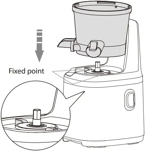 PHILCO PHJE 5030 Slow Juicer 3 Fixed point