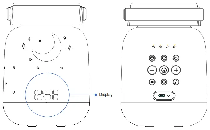 Philyra A20030 Light Bluetooth Speaker - Display