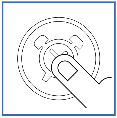 Philyra A20030 Light Bluetooth Speaker - Long press the ALARM