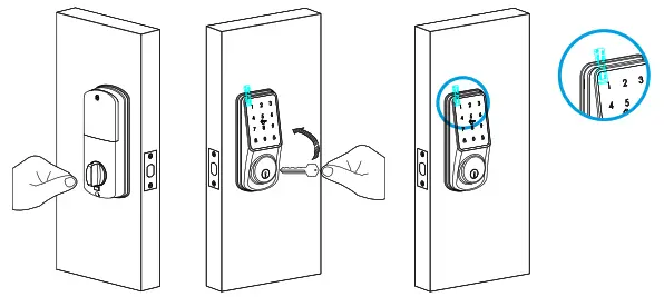 SMARTEK A220 Series Smart Deadbolt Lock - fig 13
